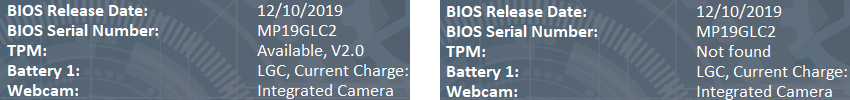 TPM System Info