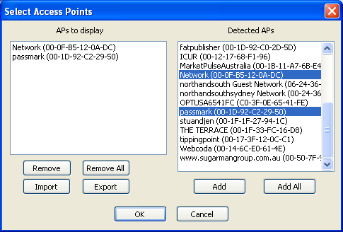 Access point selection